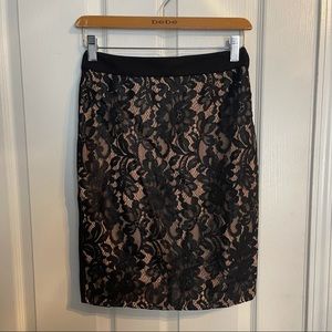 bebe: Lace Midi Skirt - NWT